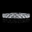 1.00cts Diamond 18k White Gold Wedding Band Ring