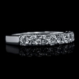 1.00cts Diamond 18k White Gold Wedding Band Ring