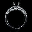 .58ct Diamond 18k White Gold Engagement Ring Setting