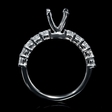 .67ct Diamond Platinum Engagement Ring Setting