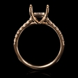 .29ct Diamond 18k Rose Gold Engagement Ring Setting