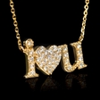 .50ct Diamond 14k Yellow Gold Pendant Necklace