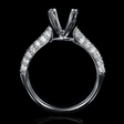 .66ct Diamond 18k White Gold Engagement Ring Setting