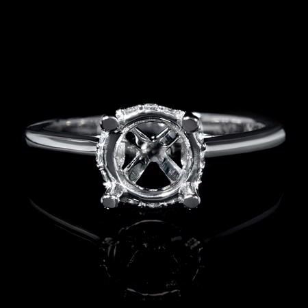 .09ct Diamond Platinum Engagement Ring Setting