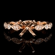 .25ct Diamond Antique Style 18k Rose Gold Engagement Ring Setting