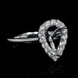 .34ct Diamond 18k White Gold Engagement Ring Setting