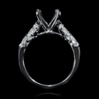 1.38cts Diamond 18k White Gold Engagement Ring Setting