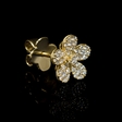 .52ct Diamond 18k Yellow Gold Cluster Earrings