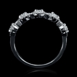 1.31cts Diamond 14k White Gold Wedding Band Ring