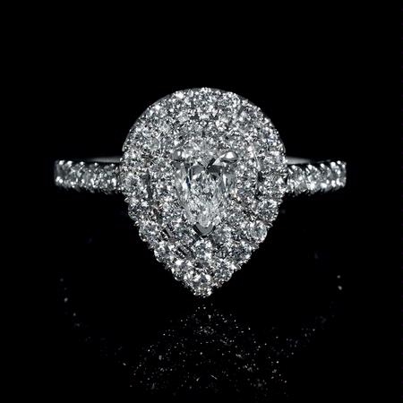 Diamond 14k White Gold Ring   