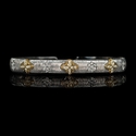 Diamond 18k Two Tone Gold Bracelet