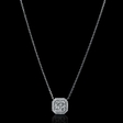 .64ct Diamond 18k White Gold Pendant Necklace