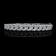 3.28cts Diamond 18k White Gold Bracelet