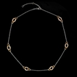 1.00ct Diamond 18k White and Rose Gold Necklace