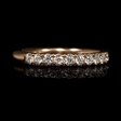 .45ct Diamond 18k Rose Gold Wedding Band Ring