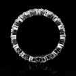 2.07cts Diamond 18k White Gold Wedding Band Ring