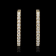 1.55cts Diamond 18k Yellow Gold Dangle Earrings