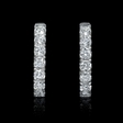 1.60cts Diamond 18k White Gold Dangle Earrings