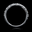 1.16cts Diamond 18k White Gold Wedding Band Ring