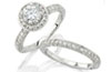 Anéis de Noivado e Casamento de Diamantes